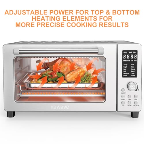 10-in-1 Air Fryer Toaster Oven, 21-Qt Stainless Steel S525