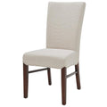 Beige Cream Fabric Chair Set of 2 L634