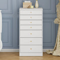 White 7 Drawer Dresser U6453