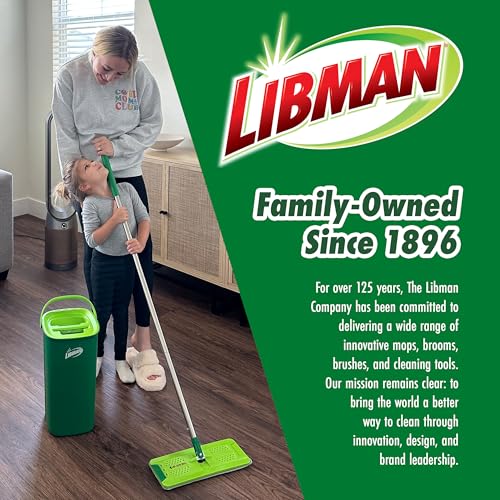 Microfiber Wet & Dry Mop and Bucket System with 4 Pads C63300