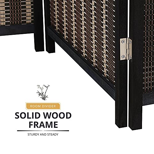 4 Panel Bamboo Folding Privacy Screen E870