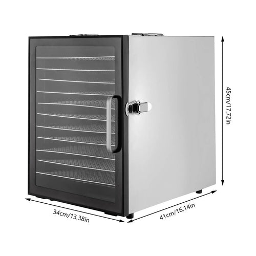 12-Tray Stainless Steel Food Dehydrator W36693