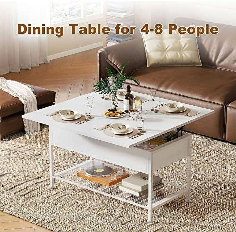 Lift Top Coffee Table White X554495