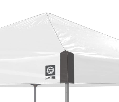 10' x 10' Pop Up Canopy Tent with Roller Bag and 4 Piece Spike Set U3709