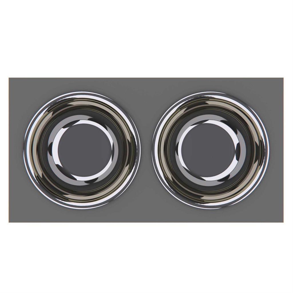 Personalized Elevated Dog Bowl Stand with Internal Storage J356