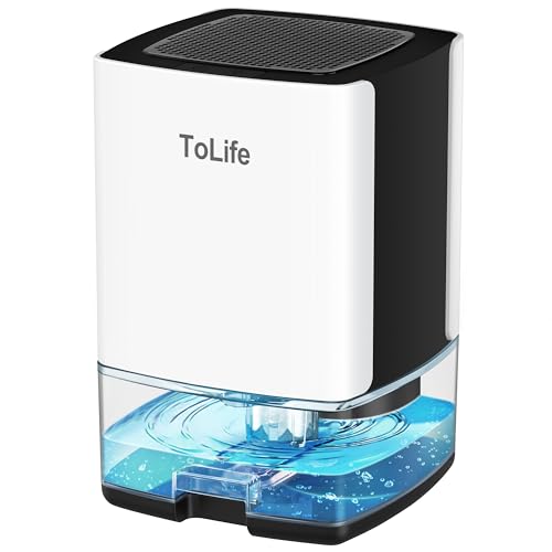 White 30 OZ Portable Dehumidifier with Auto-Off L38171