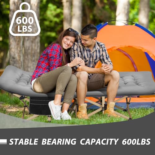 Folding Camping Cot with Large Pocket P566
