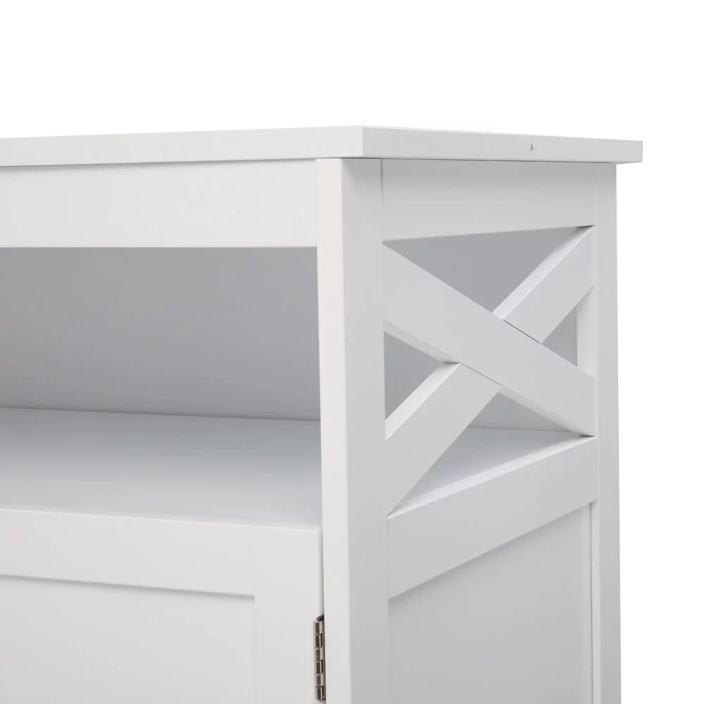 White Free Standing Kitchen Storage Sideboard Cabinet X11593