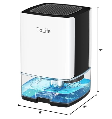 White 30 OZ Portable Dehumidifier with Auto-Off L38171