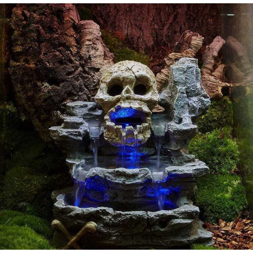 LED Skull Waterfall X7701