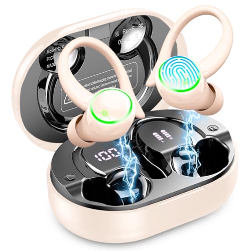 Wireless Bluetooth 5.4 Earbuds with ENC Noise Cancelling Mic, IP7 Waterproof C551165