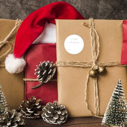 Christmas Gift Tags Stickers 30 Pcs 2.5x2.5 Inch Z950