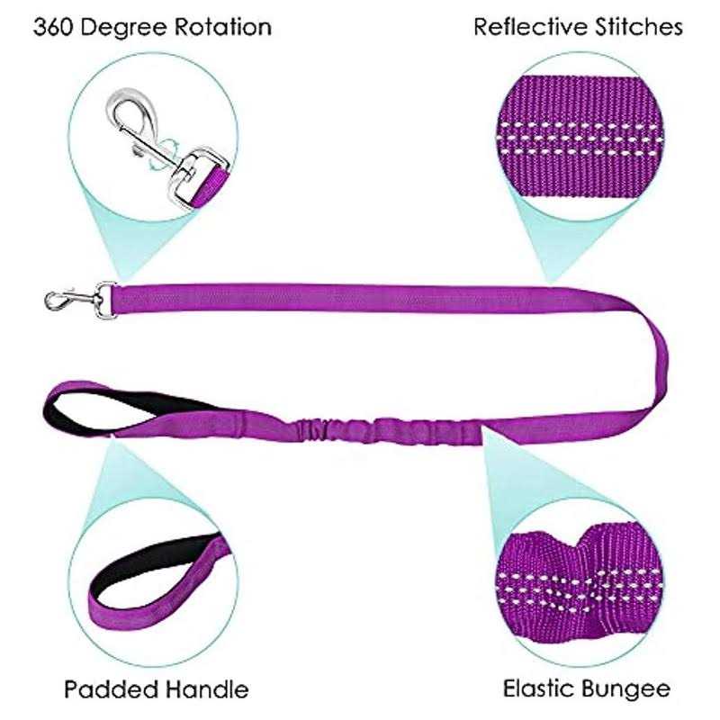 Heavy Duty Adjustable Reflective Dog Harness and Leash N18032