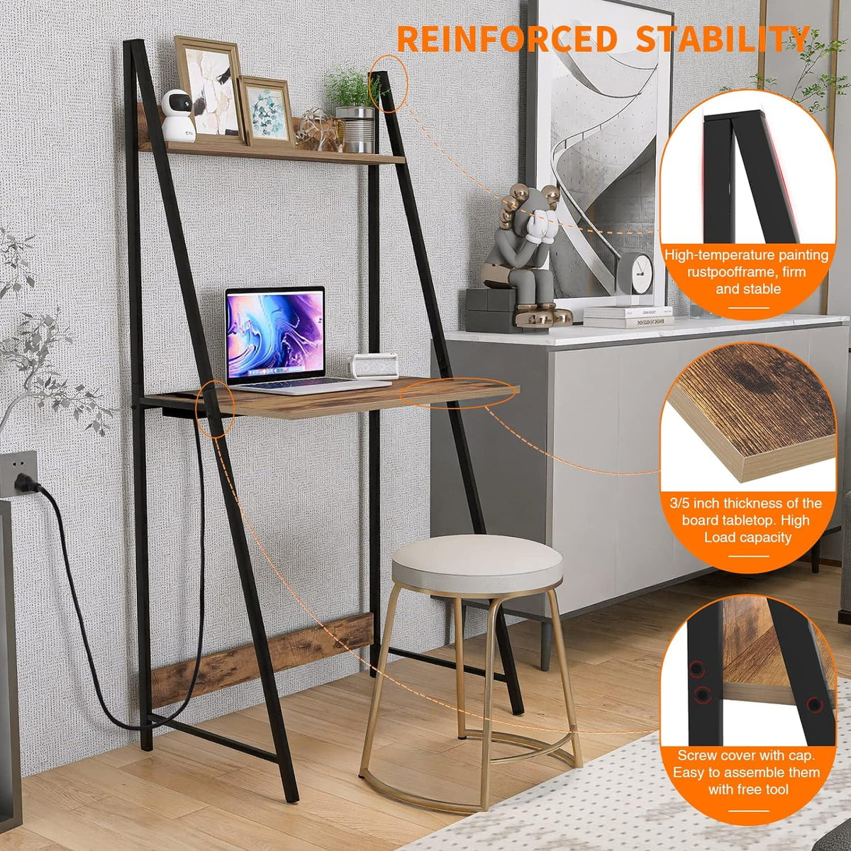 Computer Desk with Storage V471