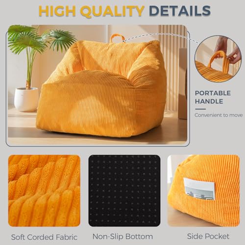 Bean Bag Chair with Handle and Pocket N54809