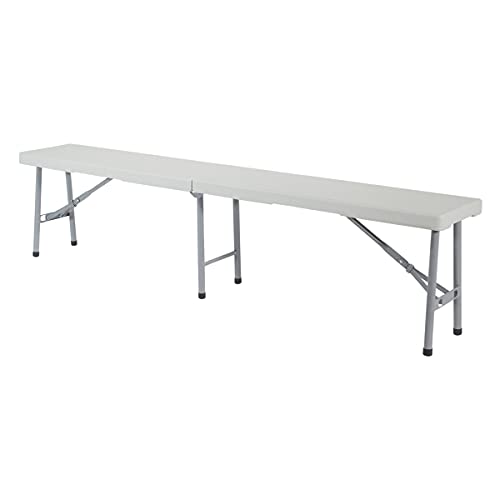 Resin 6 Foot Fold in Half Bench F2861