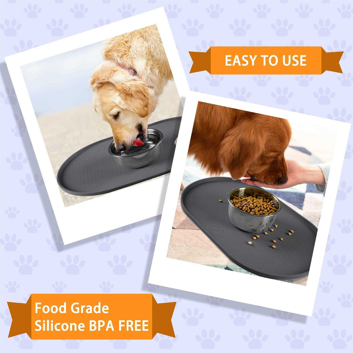 Silicone Dog Food Mat Waterproof F307535