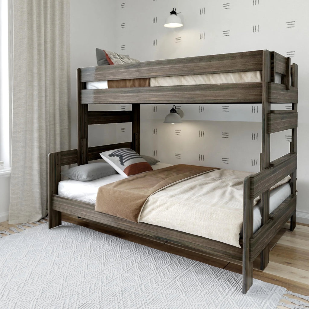 Solid Wood Twin over Full Bunk Bed V292