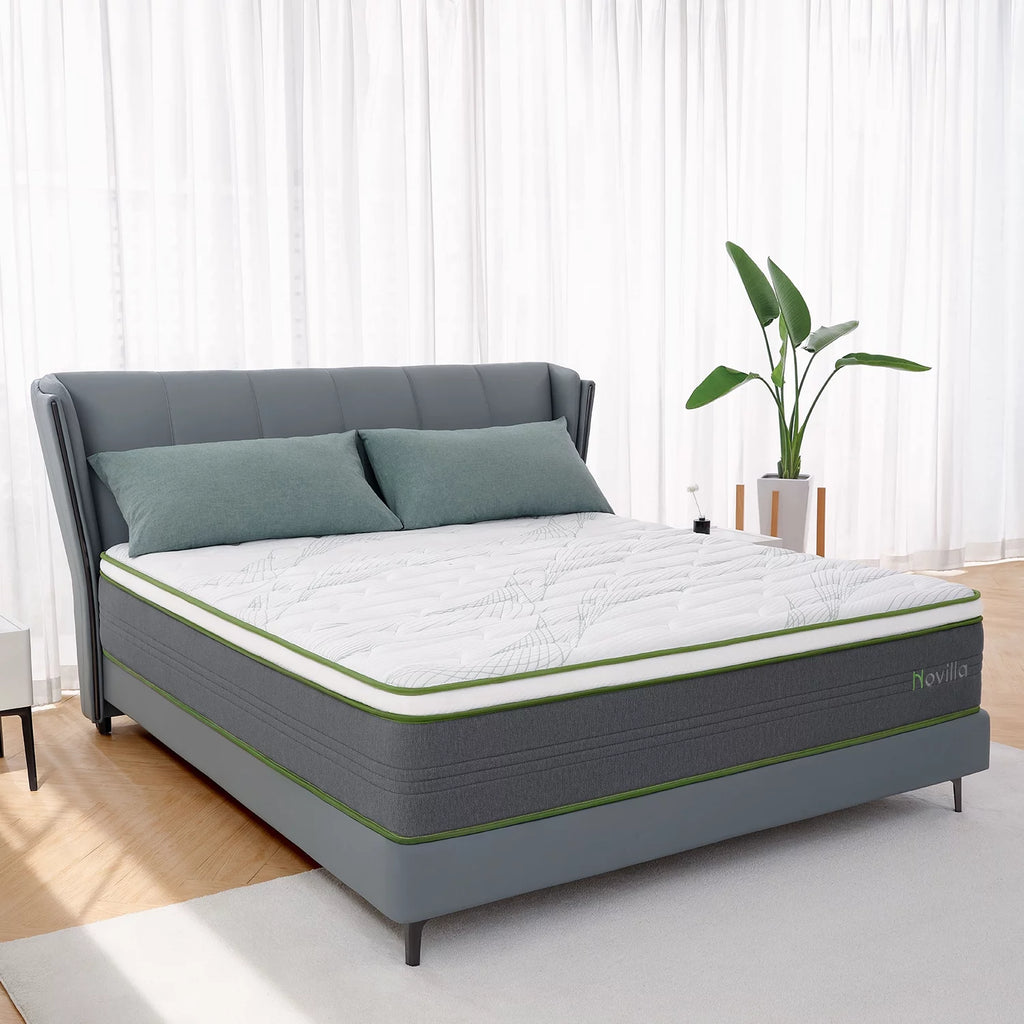 10" Memory Foam Pocket Spring Hybrid Mattress California King Size C502