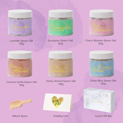 14-Piece Floral Bath Salt & Bomb Gift Set I81300