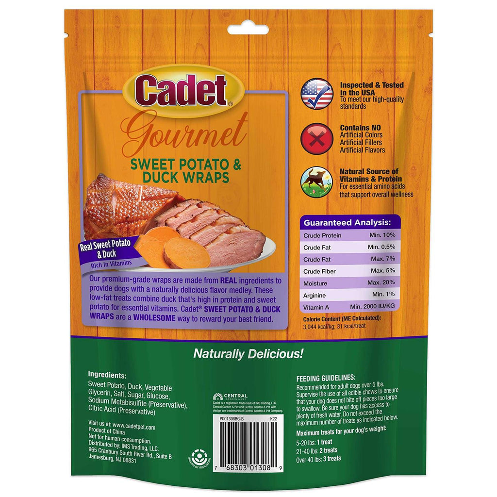 Sweet Potato & Duck Wraps Dog Treats Y91052