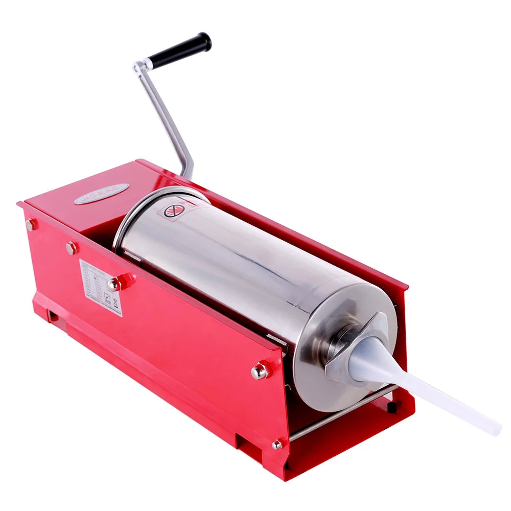 11 Lbs 2 Speed Steel Horizontal Sausage Stuffer L225077