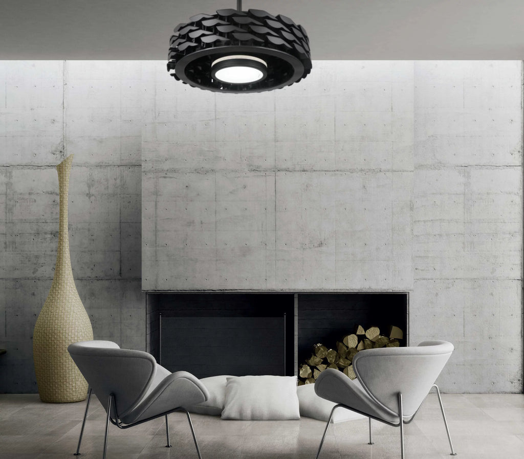 Bladeless Smart Ceiling Fan with Dimmable LED Light I83914