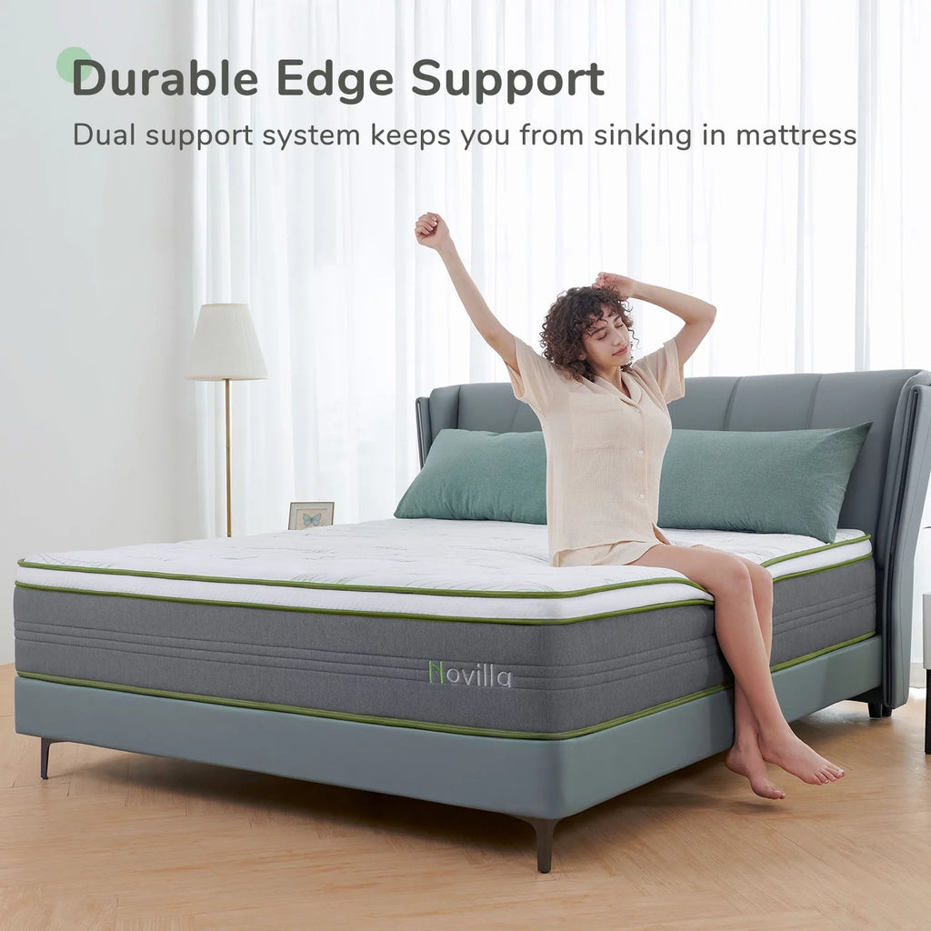 10" Memory Foam Pocket Spring Hybrid Mattress California King Size C502