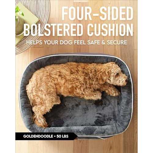 Oversized Egg Foam Orthopedic Dog Bed with Washable Plush Cover B275