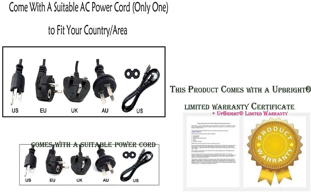 AC / DC Adapter Switching Power Supply Cord Cable PS Charger P136012