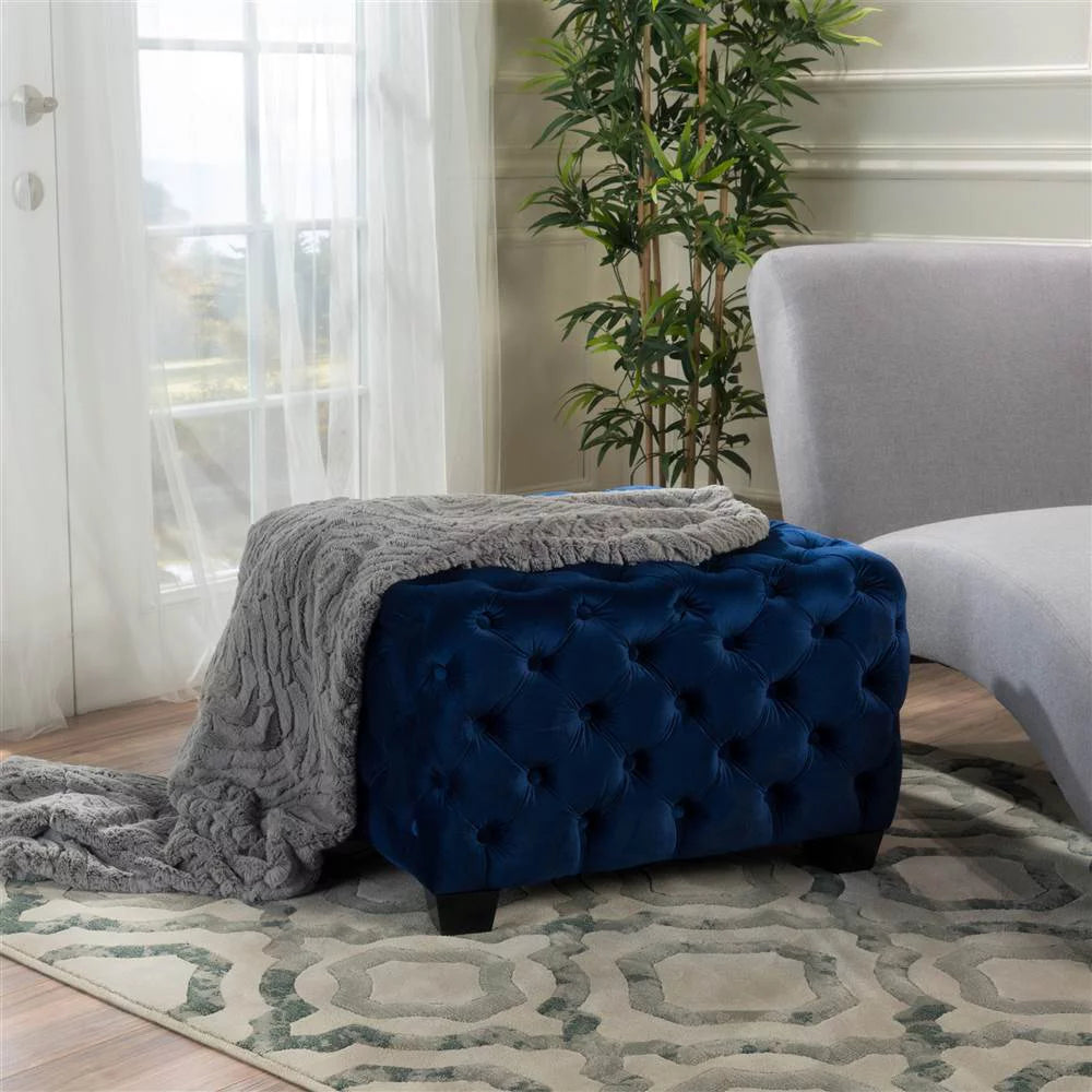 Navy Blue Ottoman Y19000