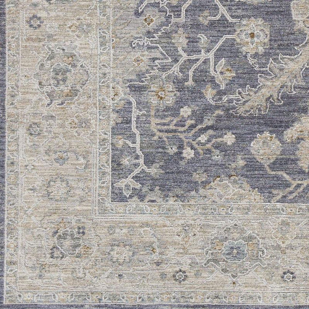 2x10 Medium Gray Traditional Runner Area Rug U32874
