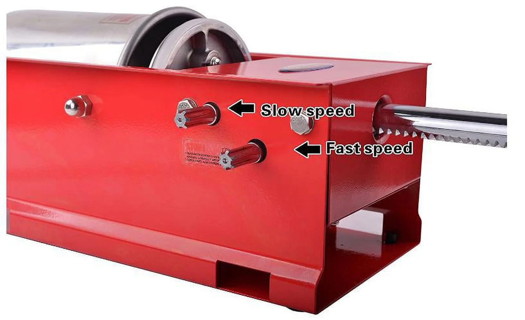 11 Lbs 2 Speed Steel Horizontal Sausage Stuffer L225077