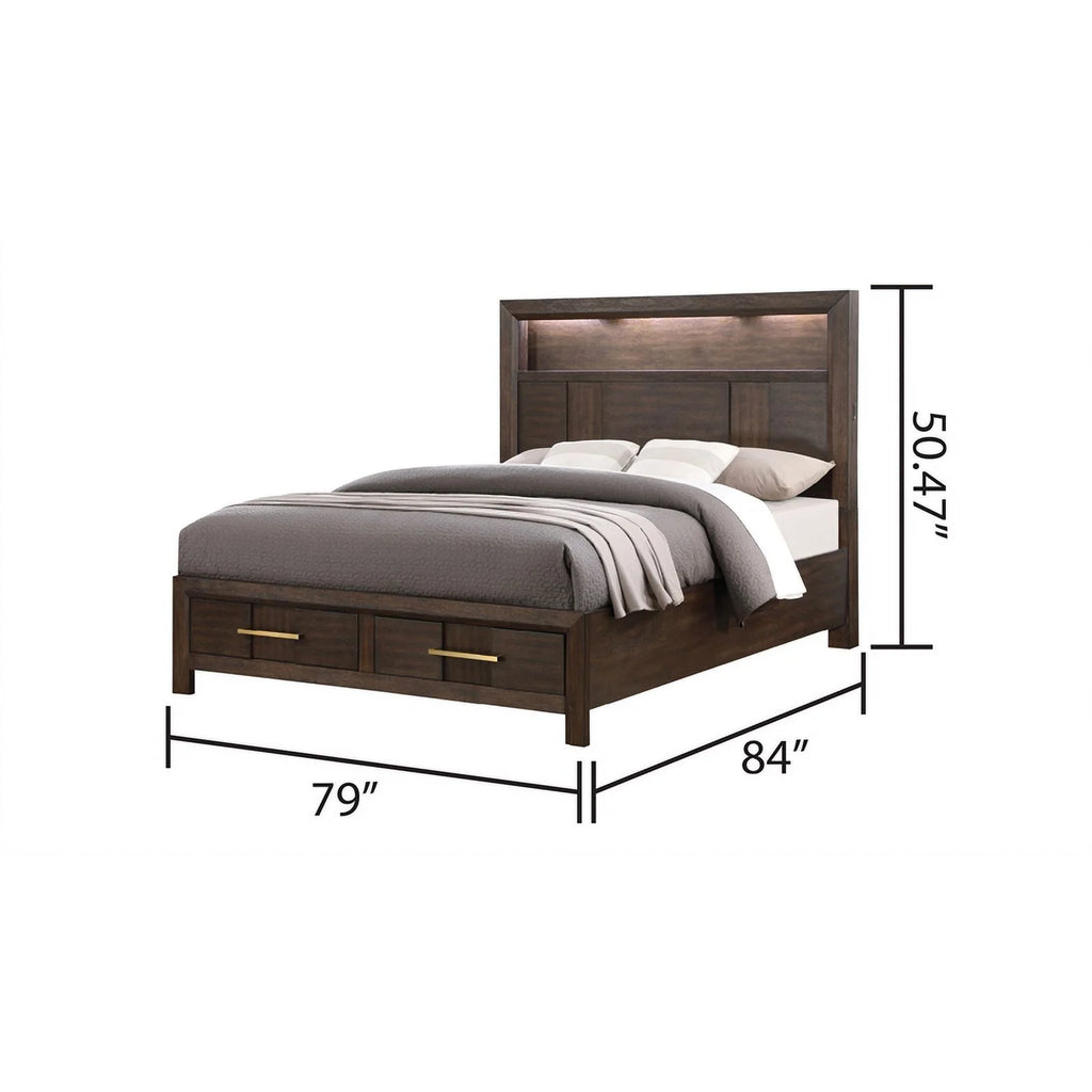 King Wood Bedroom Set D115144