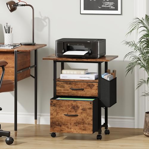2 Drawer File Cabinet with Extended Desktop P699378