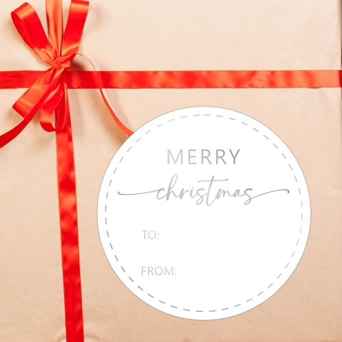 Christmas Gift Tags Stickers 30 Pcs 2.5x2.5 Inch Z950