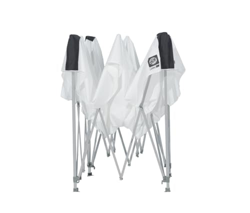 10' x 10' Pop Up Canopy Tent with Roller Bag and 4 Piece Spike Set U3709