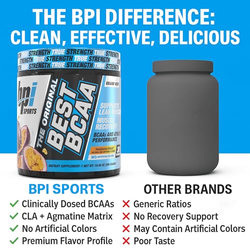 BCAA Powder Blue Raspberry 60 Servings 21.12 Oz W5753