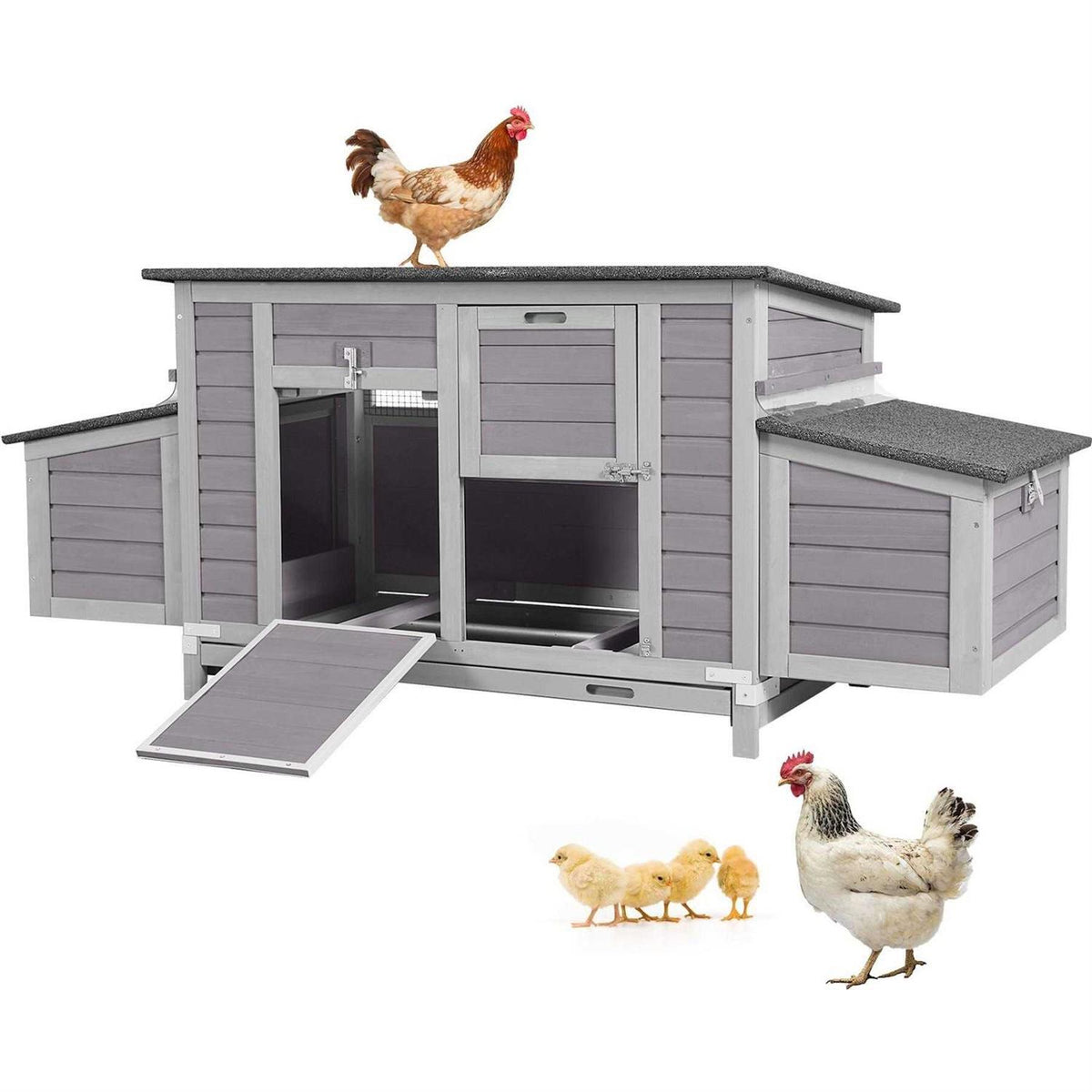 Wooden Chicken Coop for 2-4 Chickens S6306
