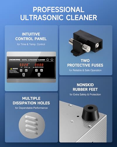 10L Digital Ultrasonic Cleaning Machine with Heater & Timer N563