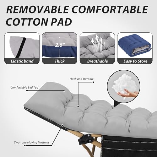 Folding Camping Cot with Large Pocket P566