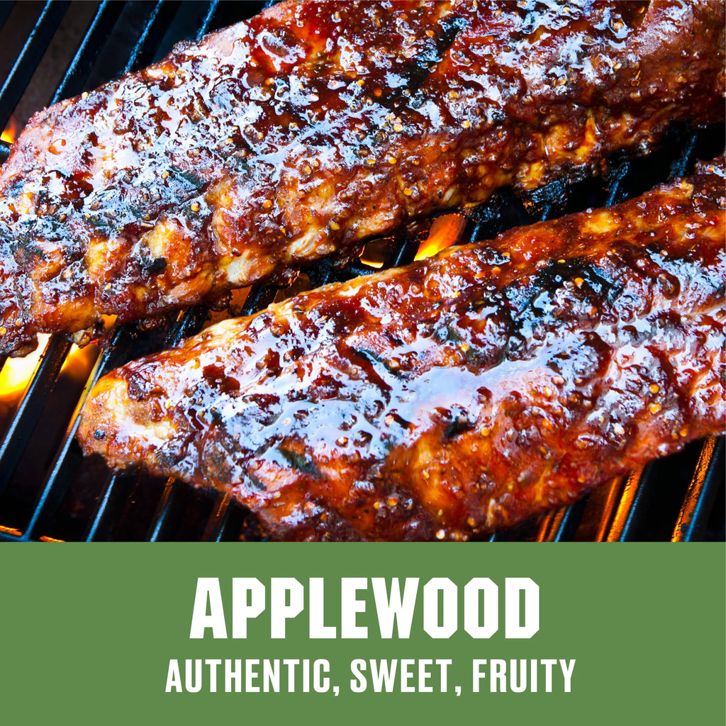 Charcoal Briquettes with Applewood, 16 Pounds E825515