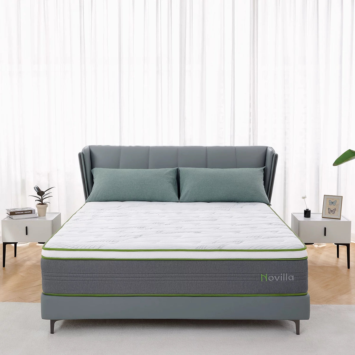 10" Memory Foam Pocket Spring Hybrid Mattress California King Size C502