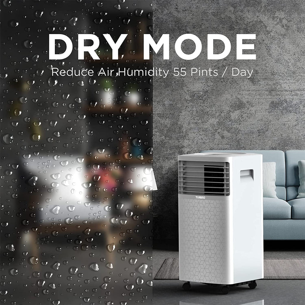 8,000 BTU Portable Air Conditioner, Dehumidifier and Fan Q477